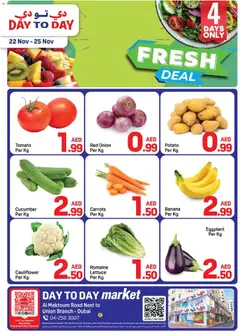Preview of the catalogue Fresh deals of store Day to Day valid from 22 Nov, 2025