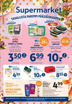 Kaupan K-Supermarket K-Supermarket tarjoukset esikatselu, voimassa 30/03/2026