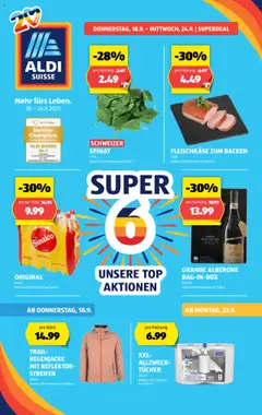 Vorschau des Merkblatts Aktionen vom Shop Aldi gültig von 18.09.2025 bis 24.09.2025