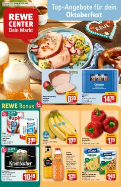 Vorschau von dem Prospekt des Geschäftes Rewe, gültig ab dem 14.09.2025
