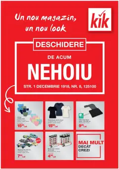 Previzualizarea de cataloage: Kik Catalog - Nehoiu valabil de la 15.08.2025