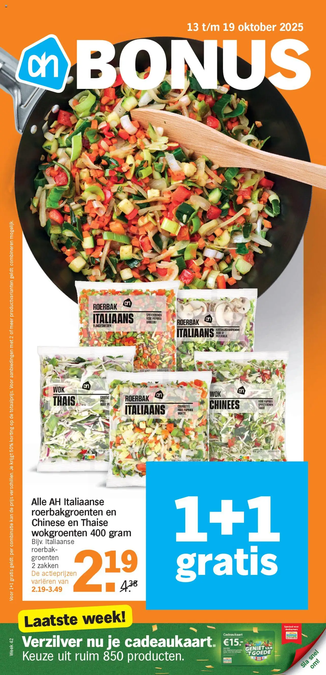 Albert Heijn shop Folder week 42 geldig vanaf 13-10-2025 - Paginanummer 1