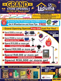 Preview of Laduma Hardware flyer valid from 26/03/2026