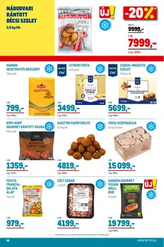 Metro - Élelmiszer és Szezonális katalógus 2025/11 megtekintése, amely érvényes 2025.11.02.-től | Oldal: 16