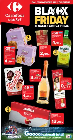Anteprima dell'opuscolo Volantino Market - Roma dal negozio Carrefour valido da 17/11/2025