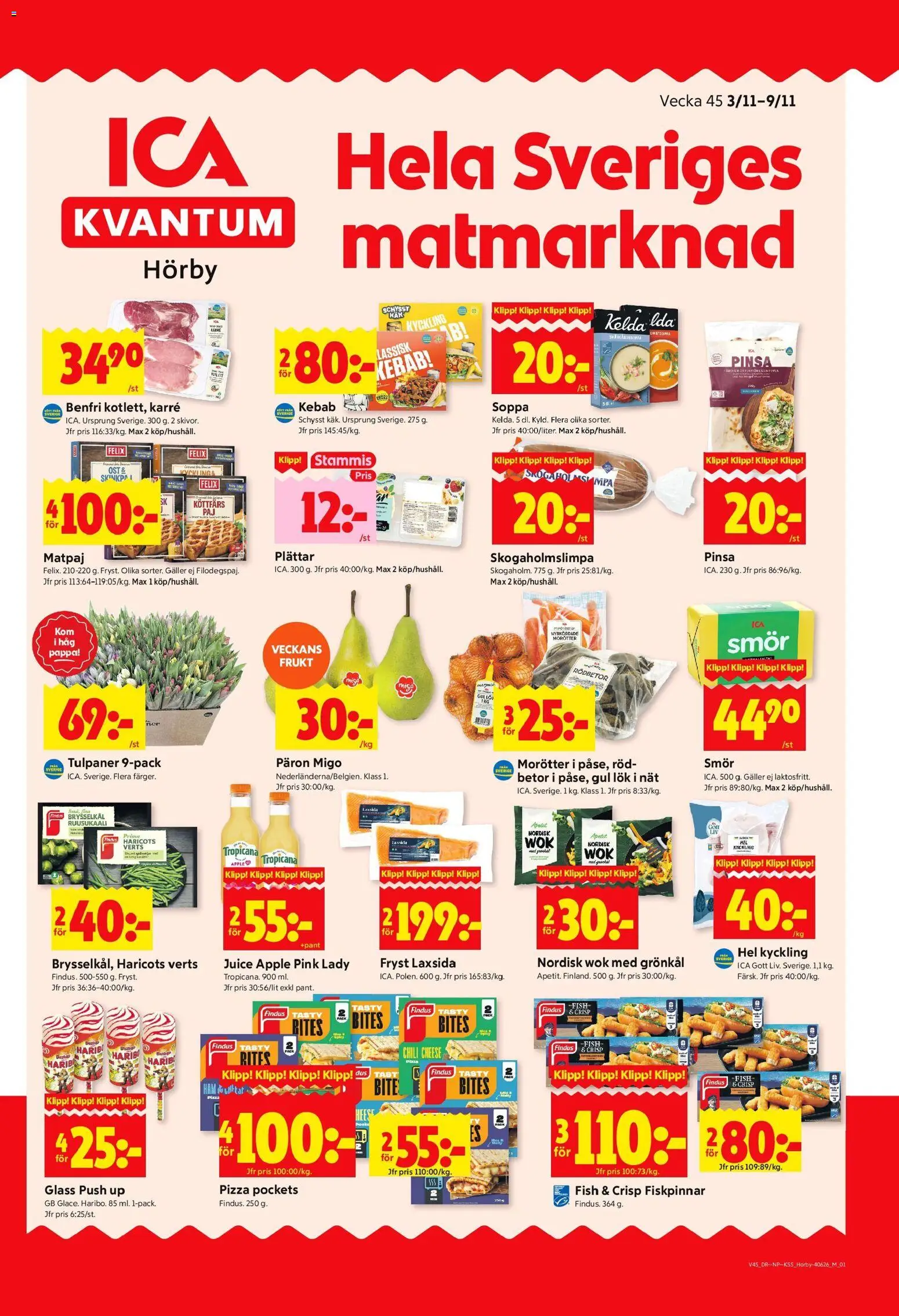Förhandsgranska reklamblad Hörby från butik ICA Kvantum gäller från 03/11/2025
