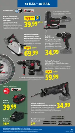 Kaupan Lidl Tarjoukset esikatselu, voimassa 11/12/2025 | Sivu: 15