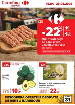 Previzualizarea de cataloage: Carrefour Carrefour Catalog Market valabil de la 15.04.2026