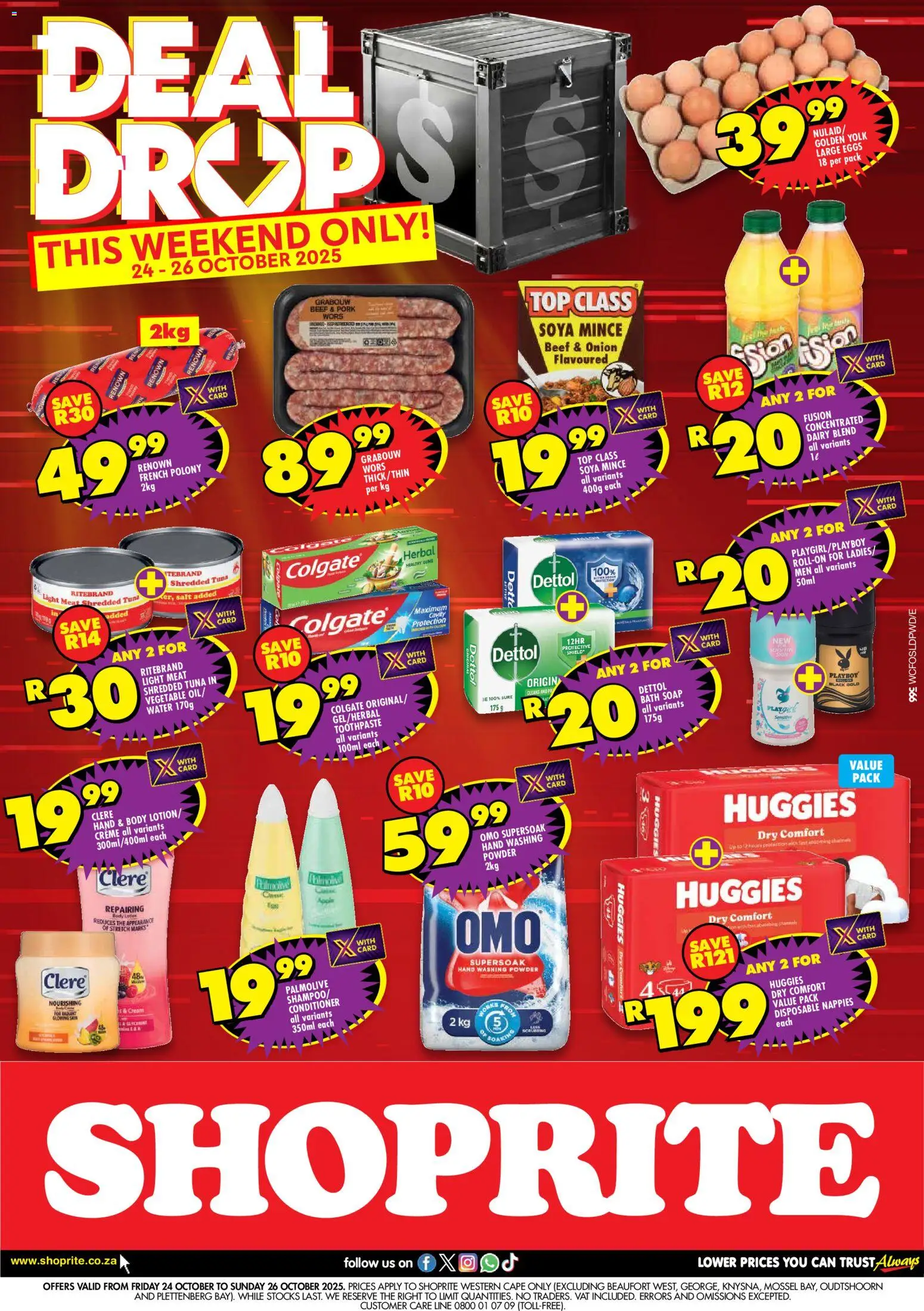 Shoprite Western Cape - Shoprite Price Drop 24/10 - 26/10/2025 >> Catalogue