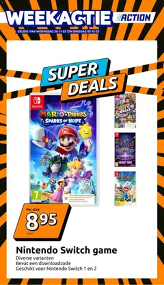 Voorbeeld van Super deals van winkel Action geldig vanaf 26/11/2025