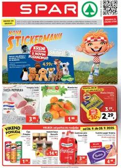 Pregled letka Katalog trgovine Spar vrijedi od 24.09.2025