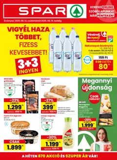 Spar - Akciós újság Spar megtekintése, amely érvényes 2025.08.14.-től