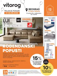 Pregled Vitorog kataloga - važi od 21.08.2025