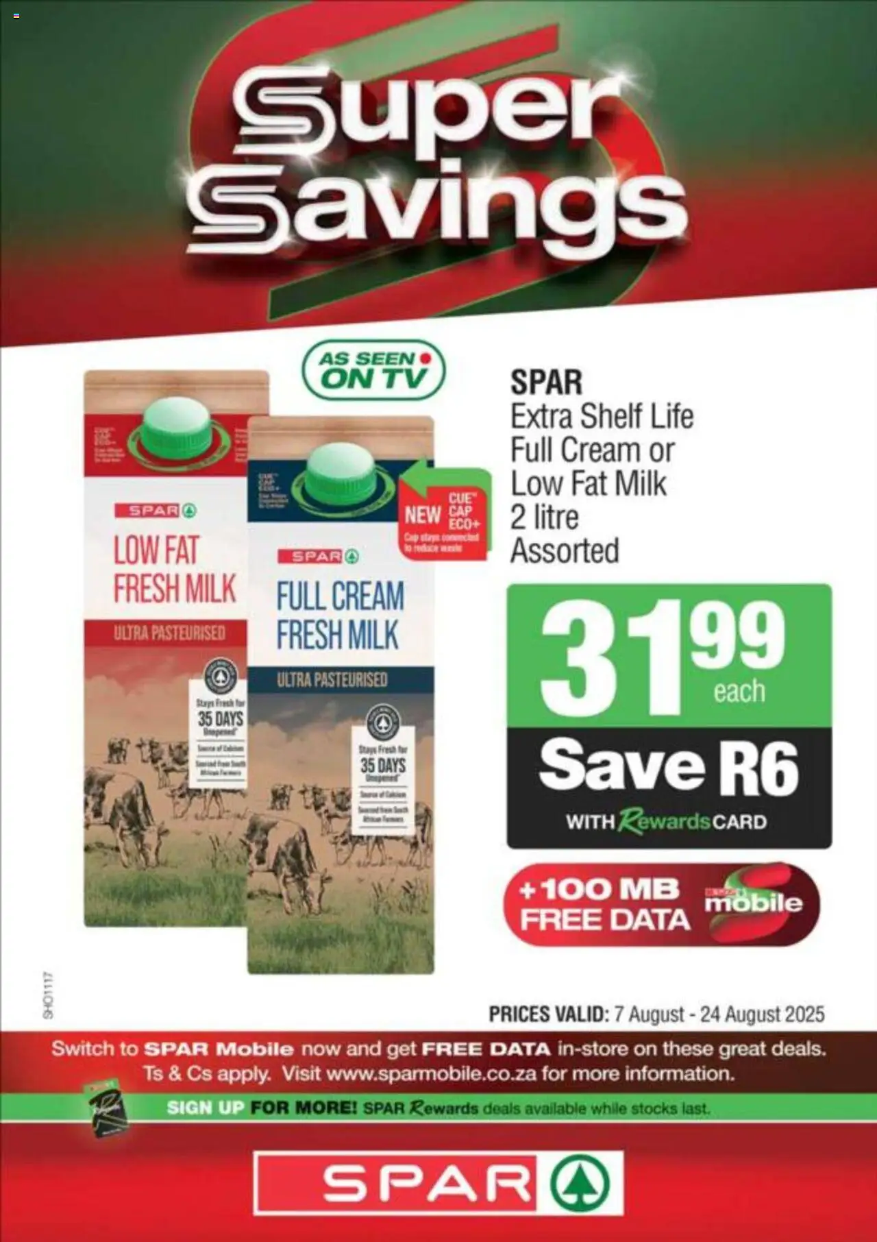 Spar Specials from 07/08 - 24/08/2025 > Promotions