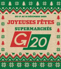 Prévisualisation de Catalogue du magasin G20 Supermarchés formulaire valide 17/12/2025