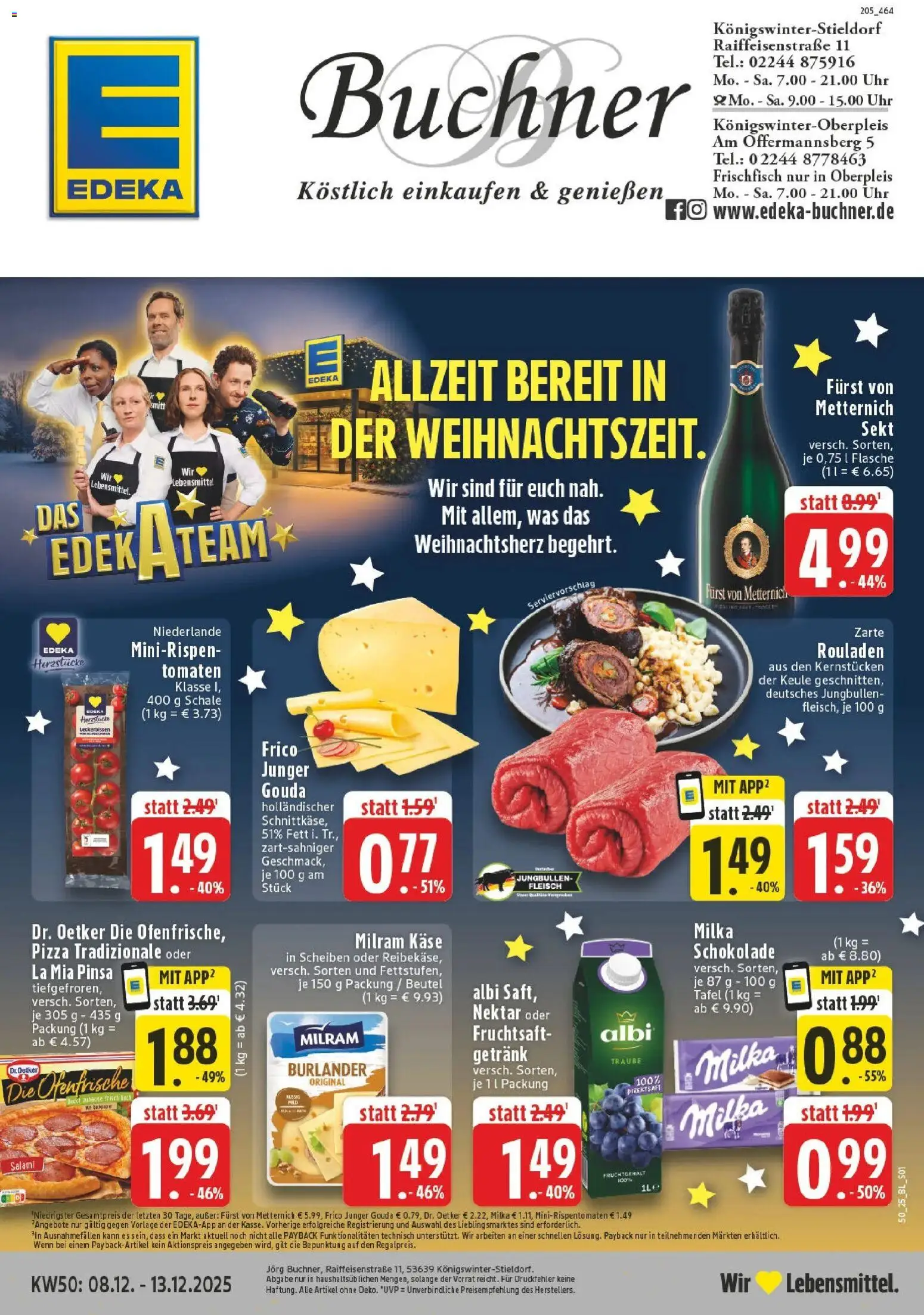 Vorschau von dem Prospekt des Geschäftes Edeka, gültig ab dem 07.12.2025