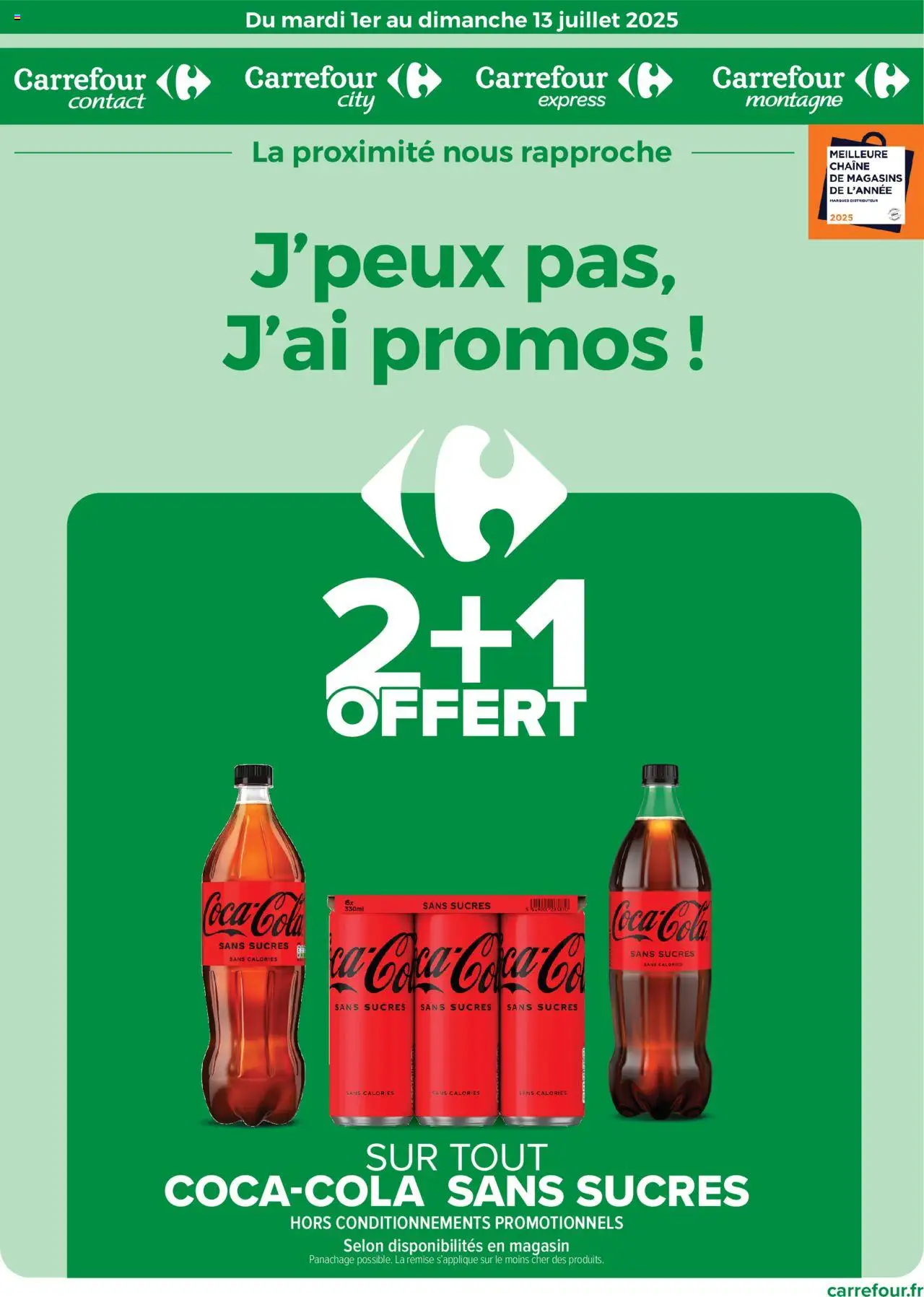 Catalogue de la boutique Carrefour contact valable du 01/07/2025 - Page numéro 1 - Distributeur
