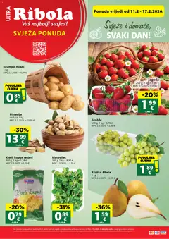 Pregled letka Svježa Ponuda trgovine Ribola vrijedi od 11.02.2026