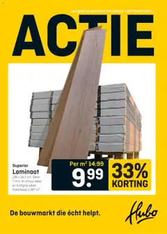 Voorbeeld van Folder van winkel Hubo geldig vanaf 18-08-2025