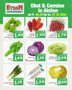 Vorschau der Angebote: ETSAN Obst und Gemüse gültig ab 06.02.2026