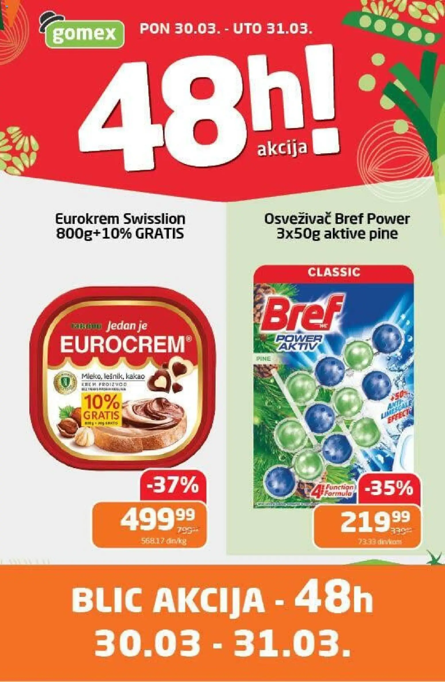 Pregled Gomex kataloga - važi od 30.03.2026