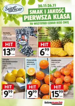Pogląd gazetki "Świeży Hit" ze sklepu Intermarche ważnej od 20.11.2025