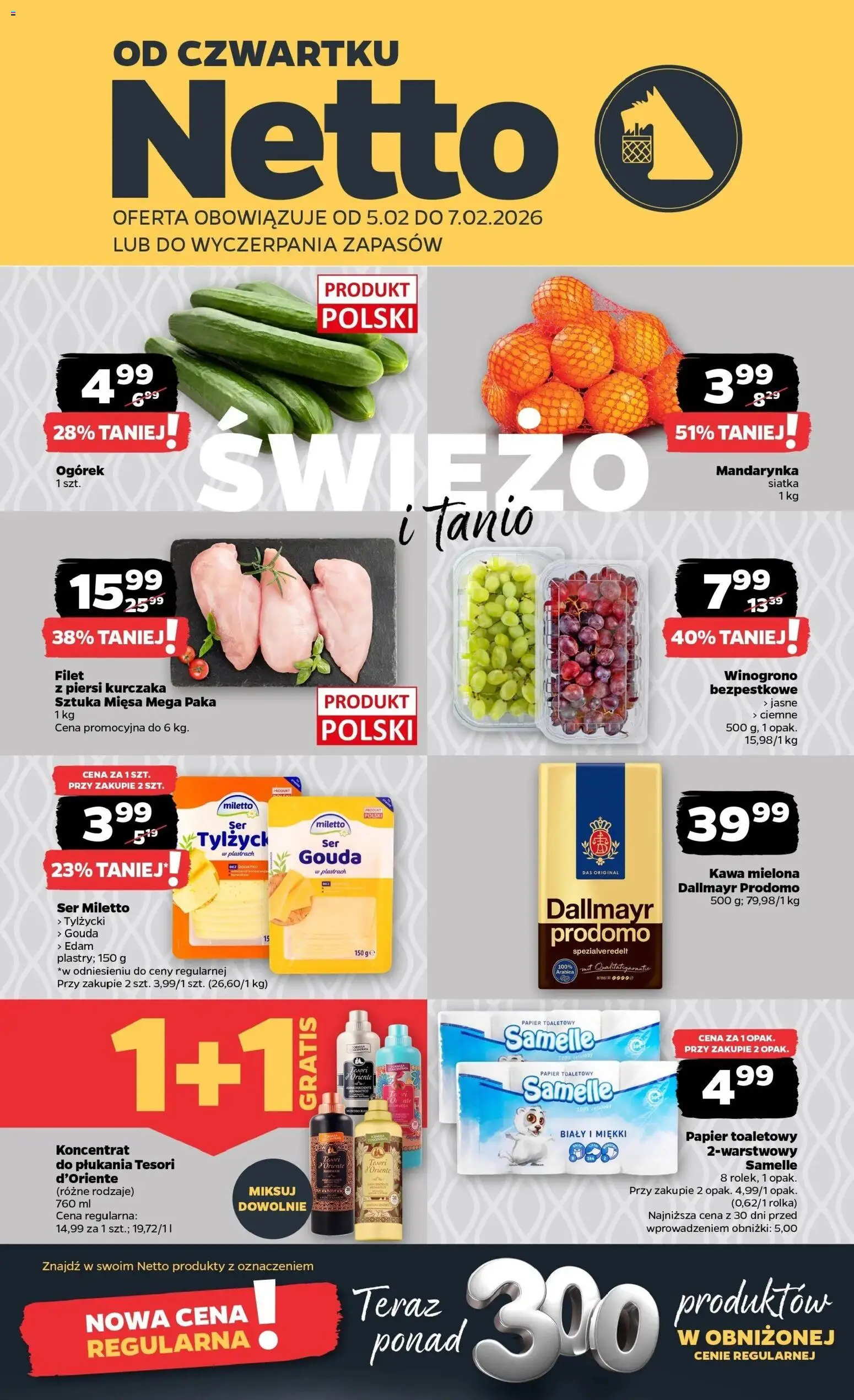 Pogląd gazetki "Gazetka spożywcza" ze sklepu Netto ważnej od 05.02.2026