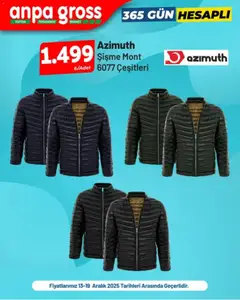 Anpa Gross İndirim Azimuth 13.12.2025 - Broşürünün önizlemesi