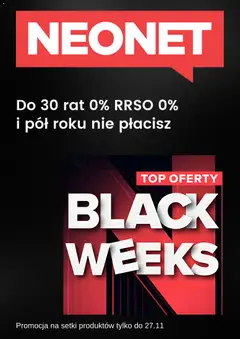 Pogląd gazetki "Black Friday" ze sklepu Neonet ważnej od 30.10.2025