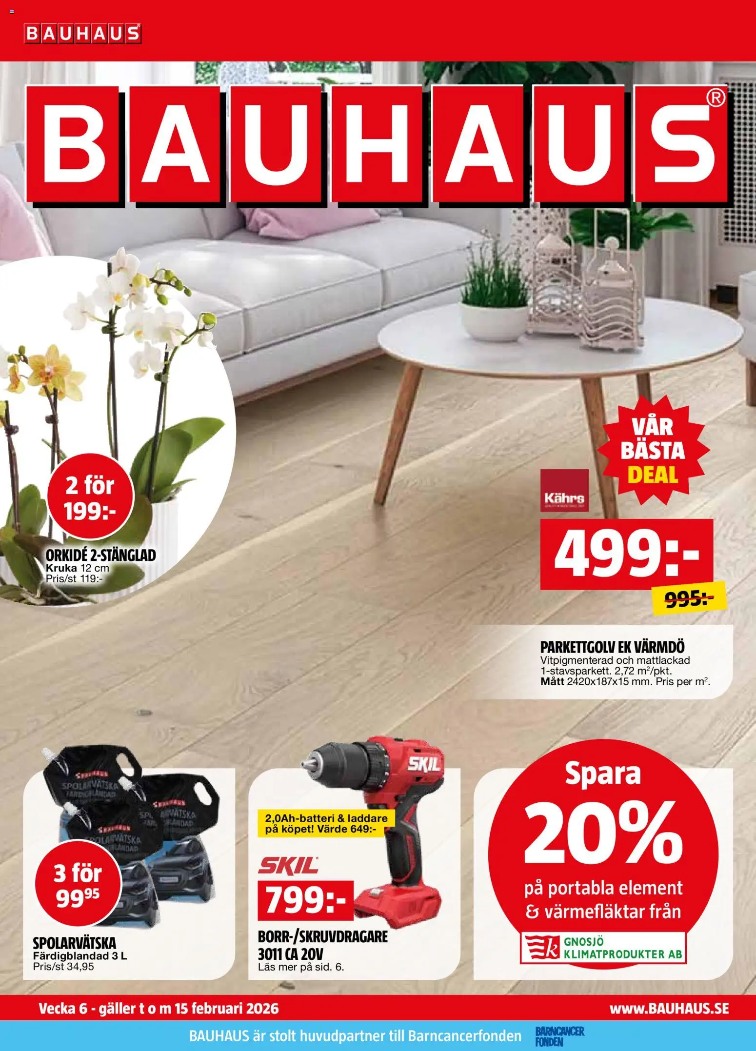 Förhandsgranska reklamblad Aktuella reklamblad Bauhaus från butik Bauhaus gäller från 01/02/2026
