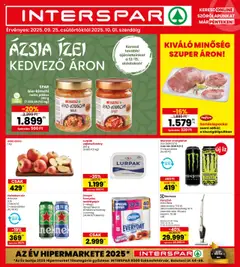 Interspar - Akciós újság Interspar megtekintése, amely érvényes 2025.09.25.-től
