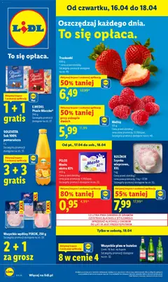 Pogląd gazetki "Lidl gazetka" ze sklepu Lidl ważnej od 16.04.2026