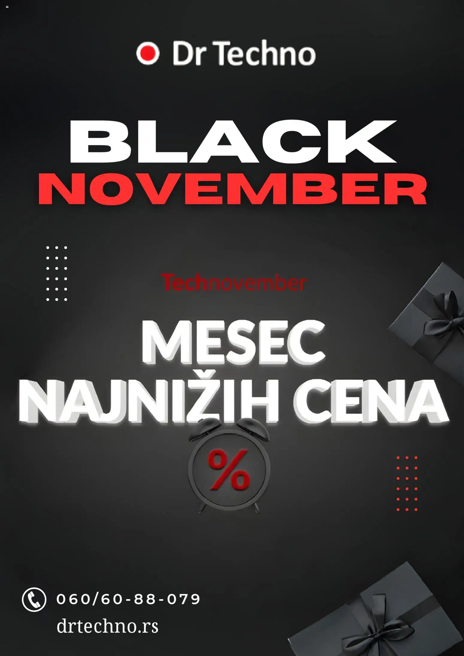 Pregled Dr Techno kataloga - važi od 01.11.2025