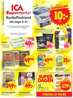 Förhandsgranska reklamblad Bunkeflostrand från butik ICA Supermarket gäller från 23/03/2026
