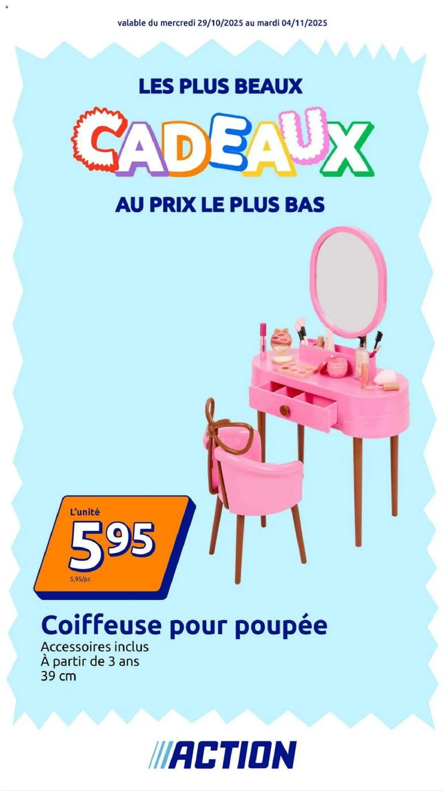 Prévisualisation de Catalogue de la semaine du magasin Action formulaire valide 29/10/2025