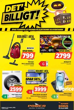 Eksempel på tilbudsavis Power - Tilbud fra butik Power gyldig fra 20/03/2026