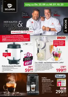 Vorschau von dem Prospekt des Geschäftes Selgros, gültig ab dem 25.09.2025