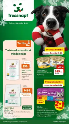 Fressnapf - Fressnapf újság érvényessége 2025.12.10-ig megtekintése, amely érvényes 2025.12.03.-től