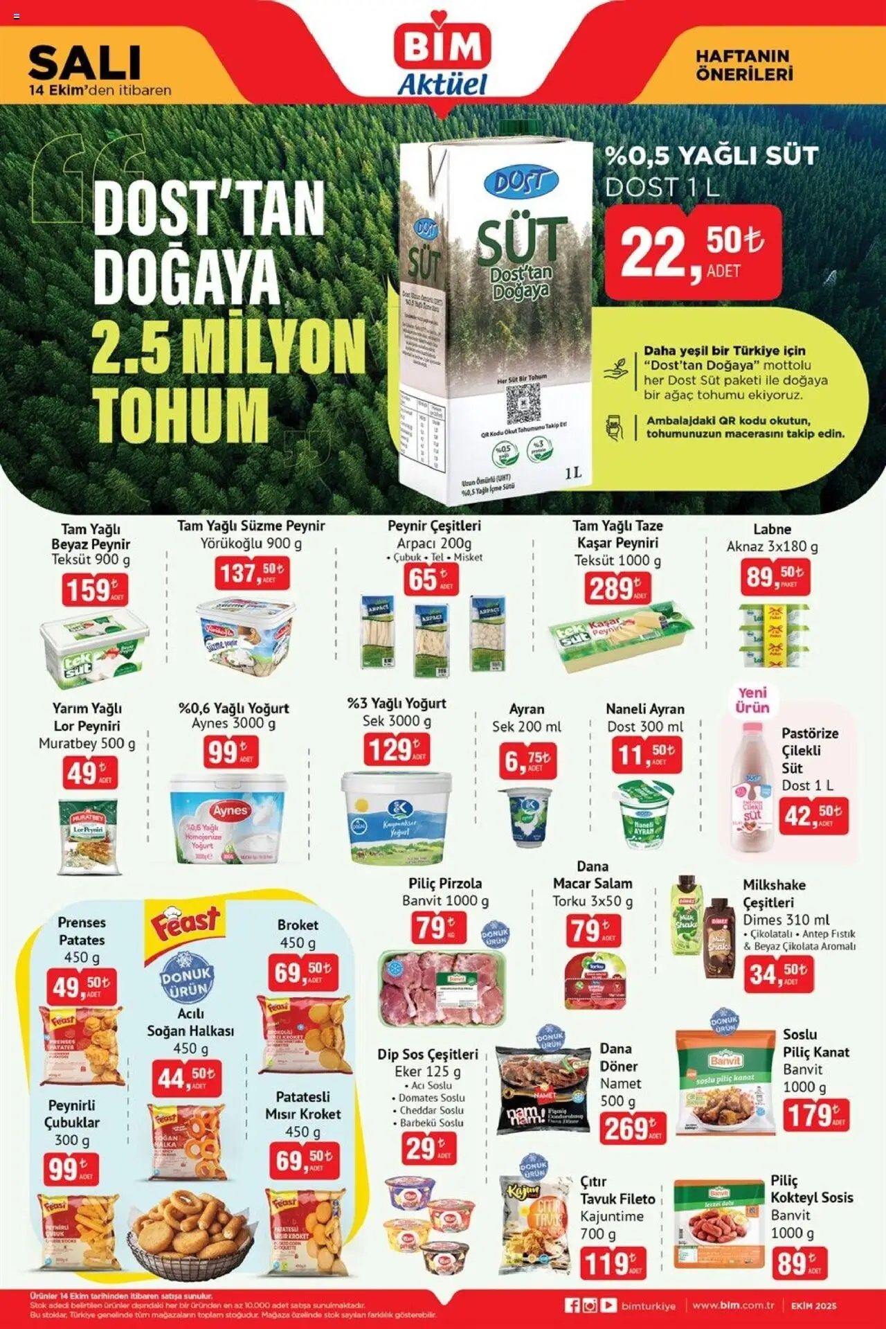 BİM Katalog bu hafta (14 Ekim 2025) - Aktüel Broşür - Sayfa numarası 1