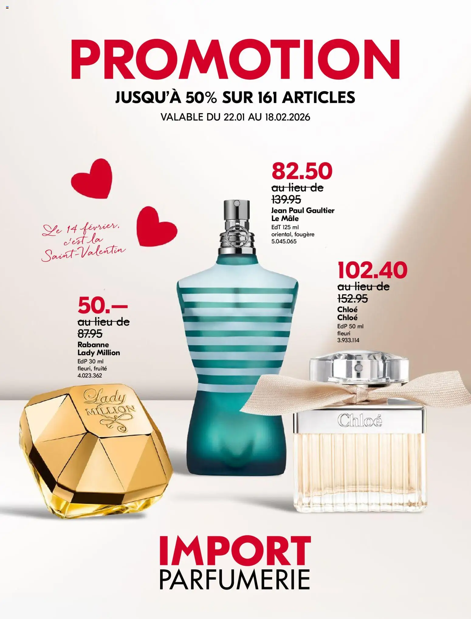 Vorschau des Merkblatts Aktionen FR vom Shop Import Parfumerie gültig von 22.01.2026 bis 18.02.2026