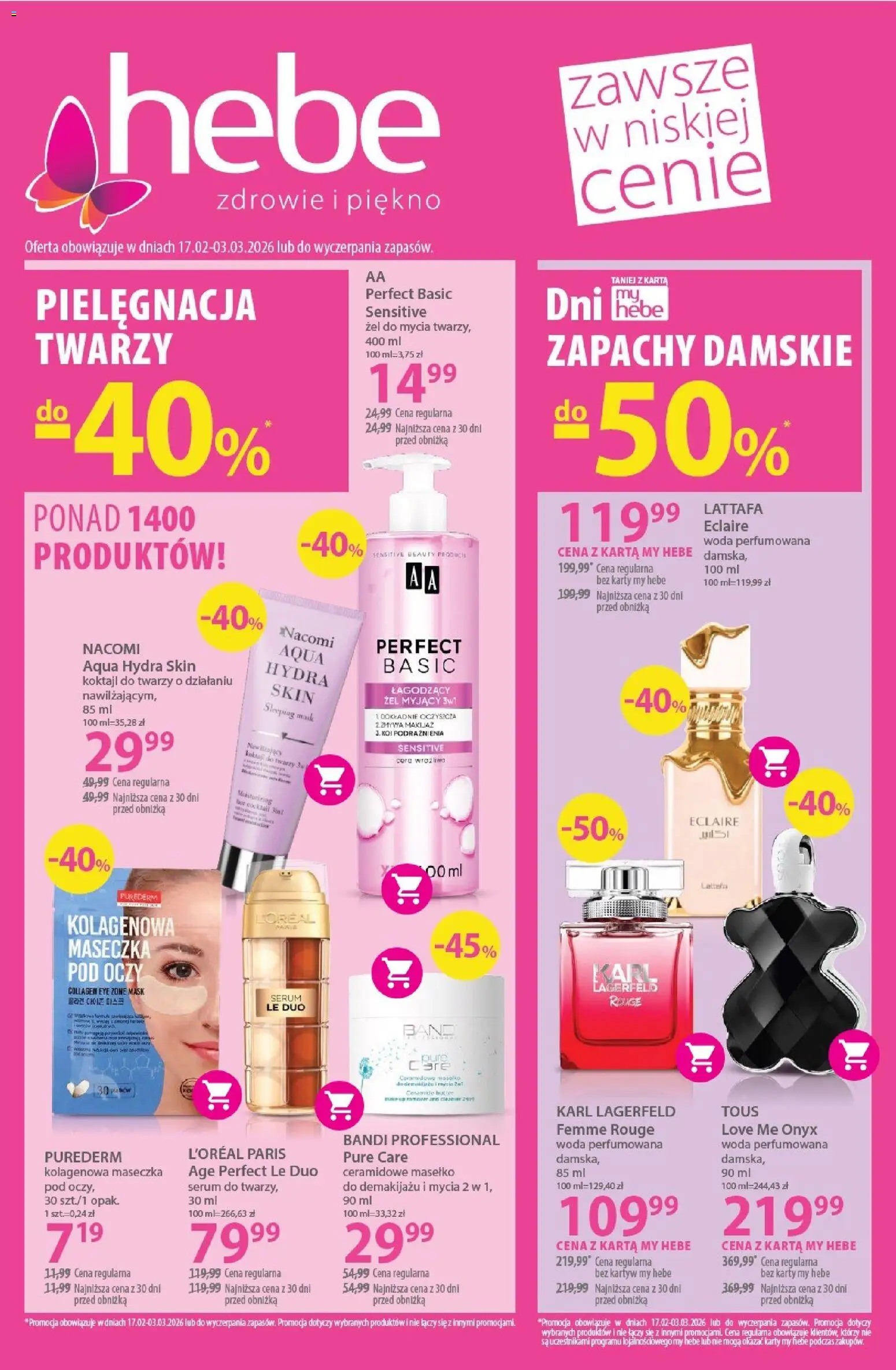 Pogląd gazetki "Gazetka" ze sklepu Hebe ważnej od 17.02.2026