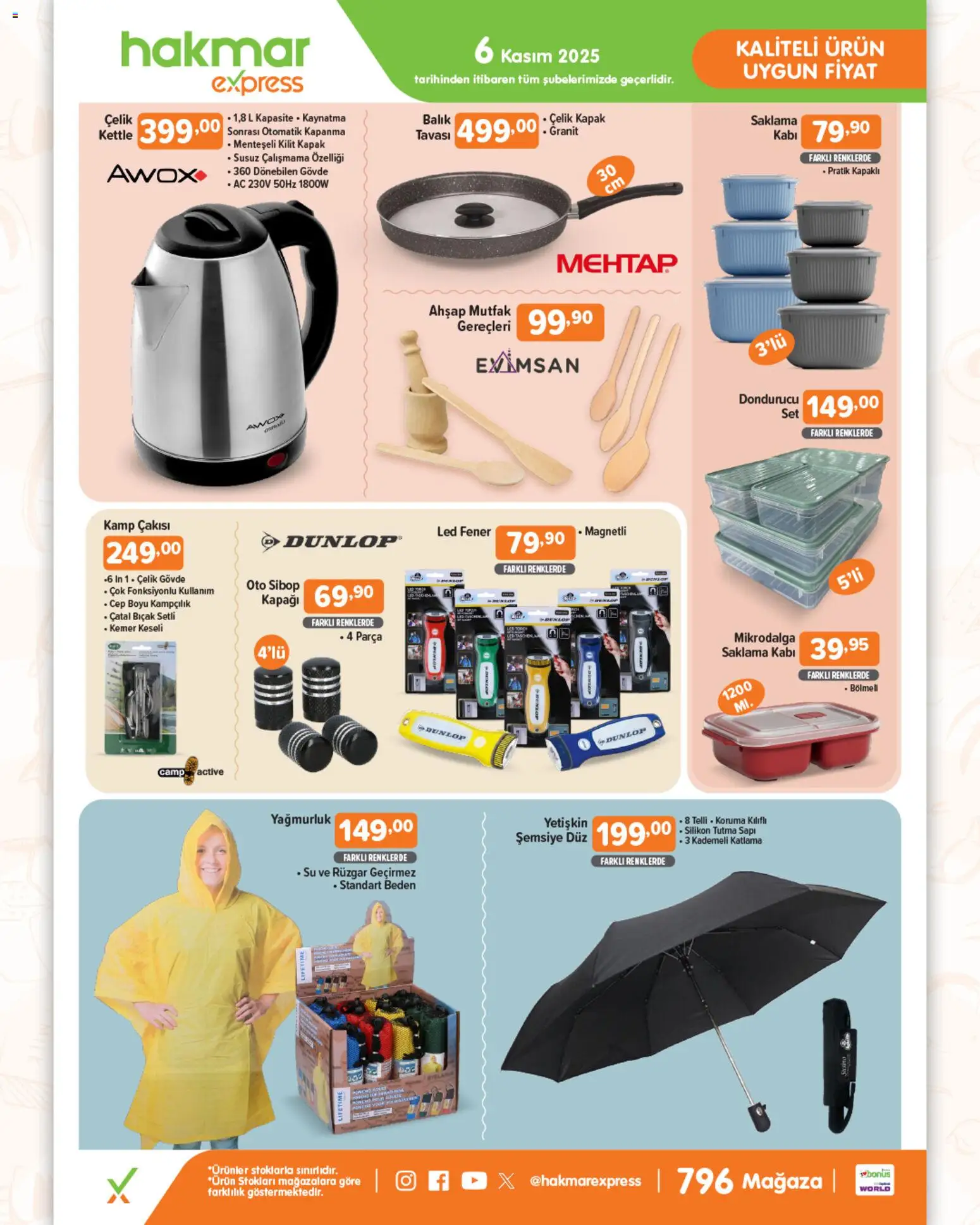 Hakmar Express Perşembe Aktüel Ürünler 06.11.2025 - Broşürünün önizlemesi