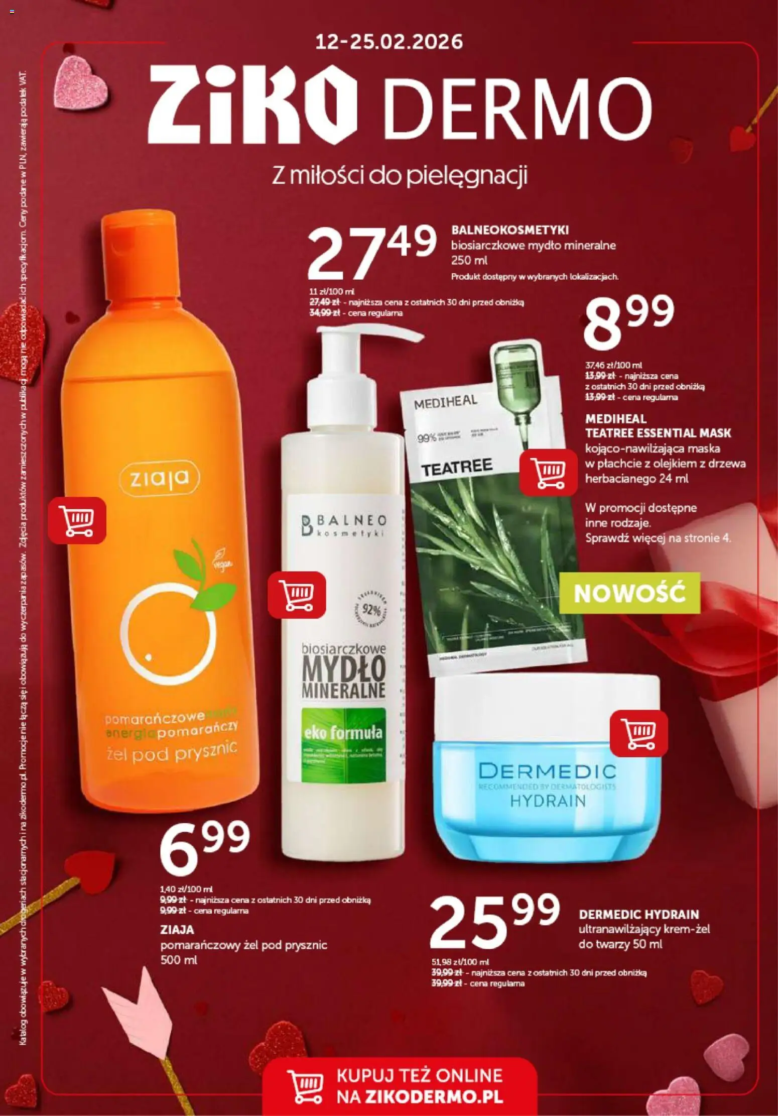 Pogląd gazetki "Gazetka" ze sklepu Ziko ważnej od 12.02.2026 - Maska, Prysznic, Żel pod prysznic, Mydło