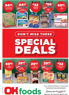 Preview of OK Foods flyer valid from 25/02/2026