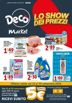Anteprima dell'opuscolo Volantino Market - Palese, Modugno dal negozio Decò valido da 23/09/2025