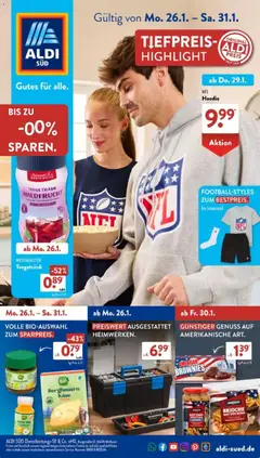 Vorschau von dem Prospekt des Geschäftes Aldi Süd, gültig ab dem 26.01.2026