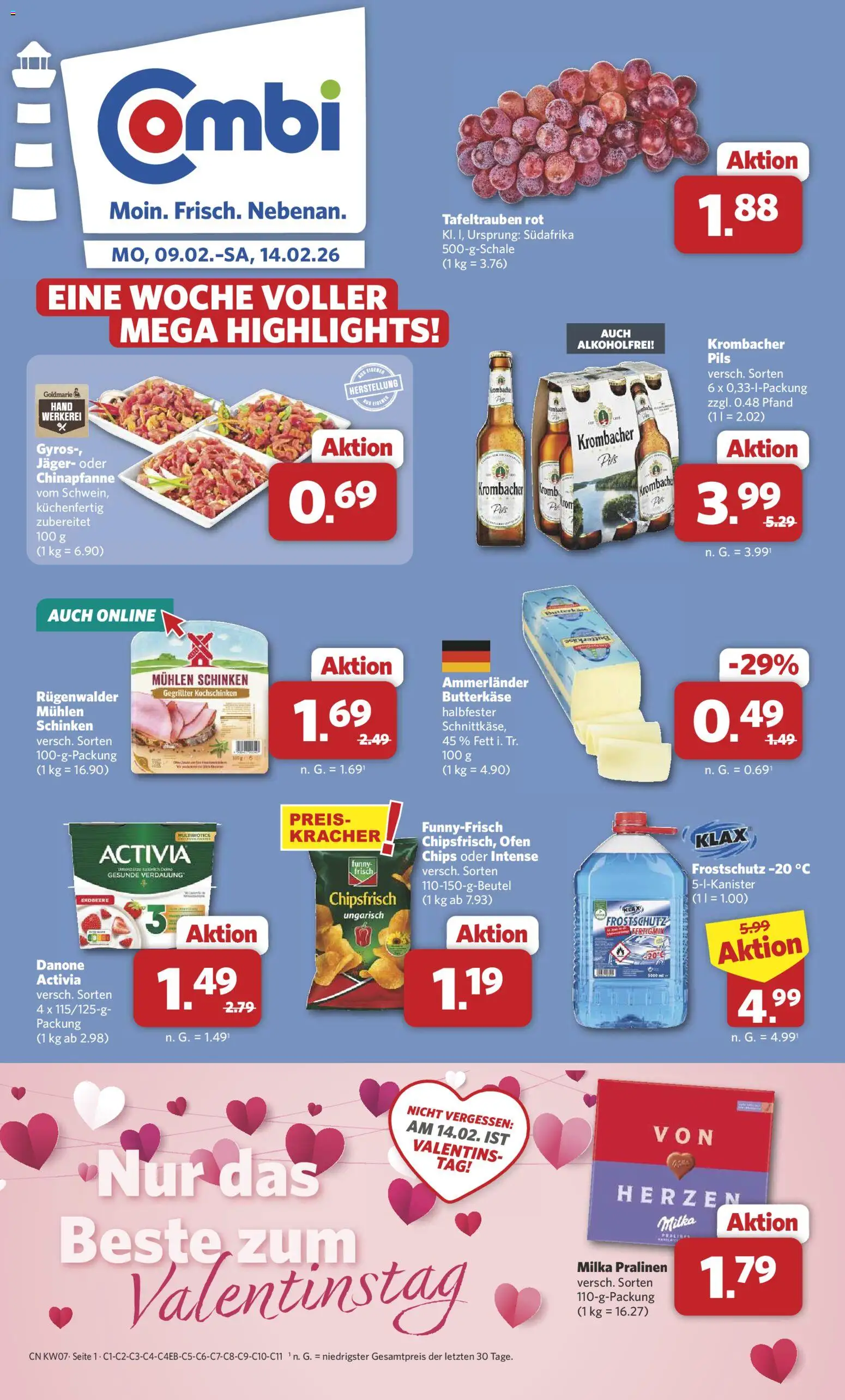 Vorschau von dem Prospekt des Geschäftes Combi, gültig ab dem 09.02.2026