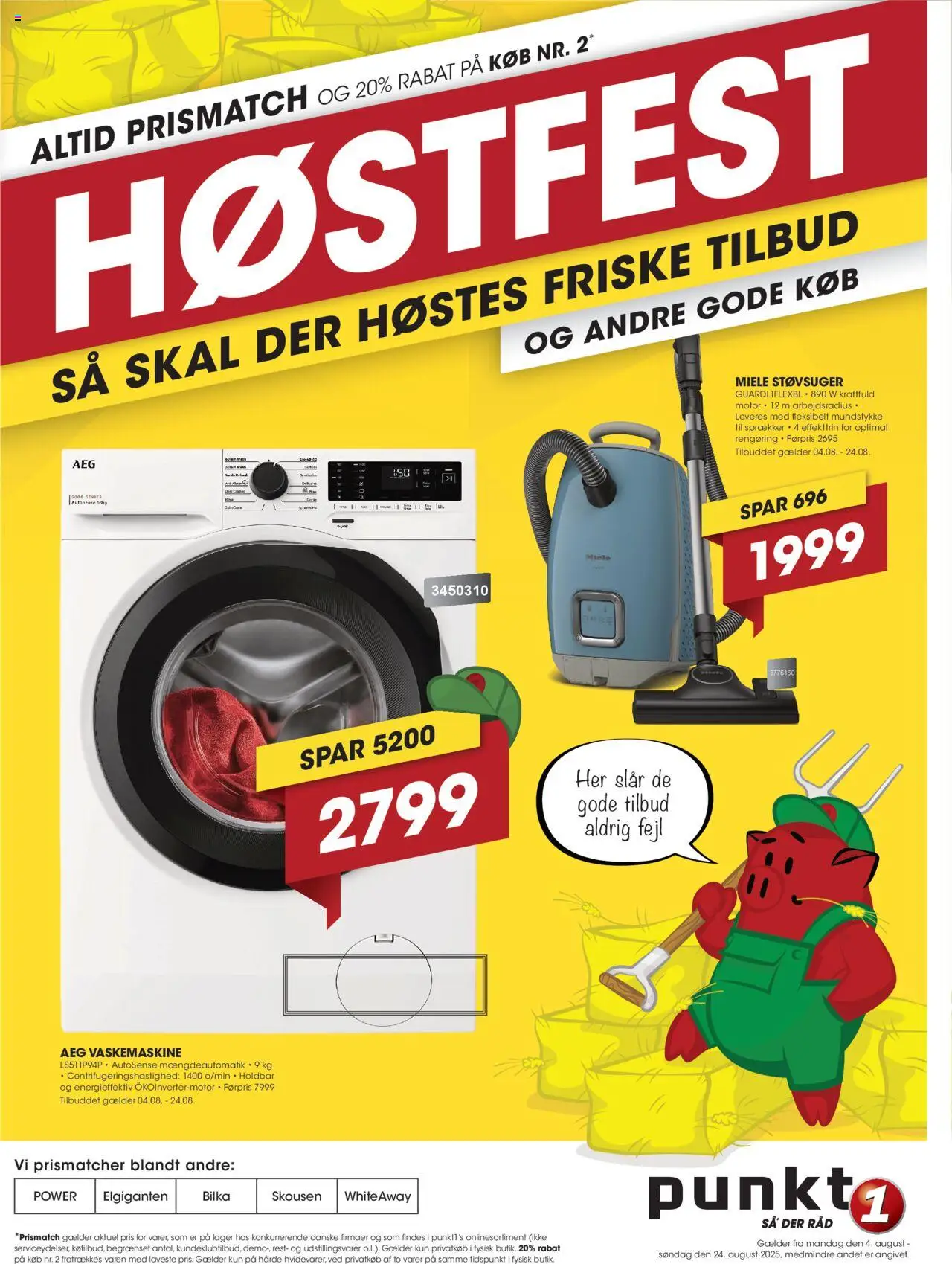 Punkt1 tilbudsavis gyldig fra 04/08/2025 - side 1