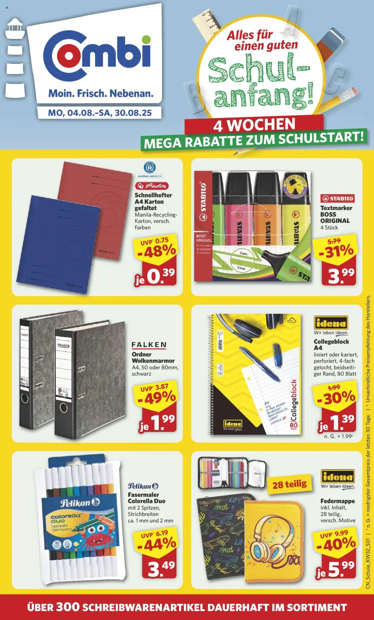 Combi Sonderangebote (vom 03.08.2025 - 30.08.2025)