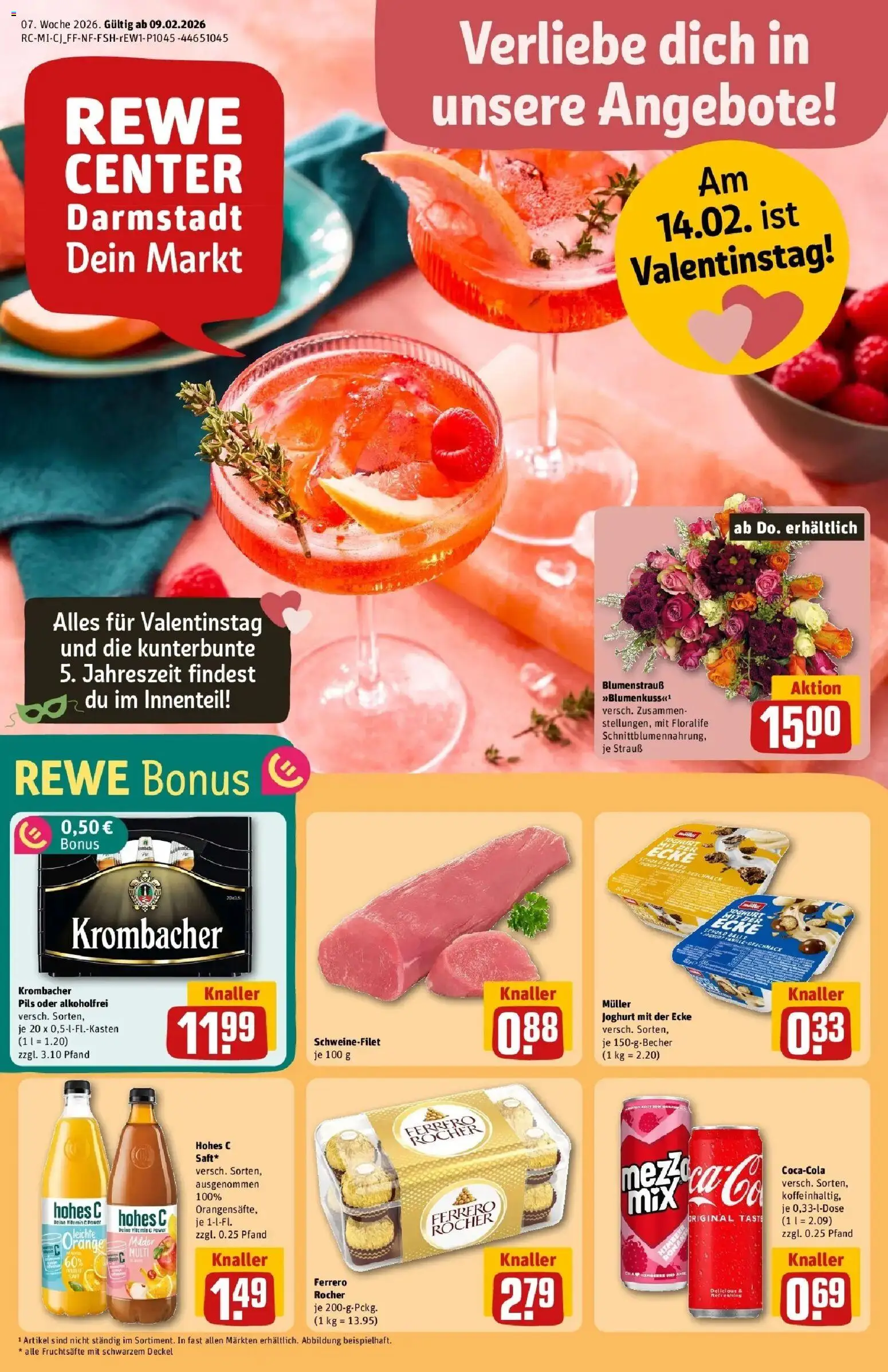 Vorschau von dem Prospekt des Geschäftes Rewe, gültig ab dem 09.02.2026